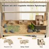 Kleintierkäfig Nagerkäfig aus Holz, Kleintiergehege Produktbild-Vorschau 6