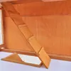 Interior view of a wooden rabbit hutch with a ramp. Náhľad obrázku produktu