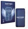 A product box and a screen protector on a phone. Produktbild-Vorschau
