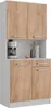 Küchenbuffet Vicco Raul Weiß/Goldkraft Eiche 83.6 x 188.5 Produktbild-Vorschau 6