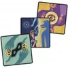 Three square cards with illustrations are arranged diagonally on a white background. Náhľad obrázku produktu