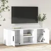 vidaXL Szafka pod TV biała 100x31,5x35 cm materiał Podgląd zdjęcia produktu 3