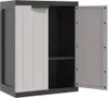 vidaXL Mobile da giardino grigio e nero 65x37x85 cm PP Anteprima dell’immagine prodotto 13