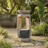 Flieks Gartenbrunnen mit Led und Zierbecken, Zimmerbrunnen Produktbild-Vorschau 1