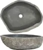 A top and side view of a stone sink. Náhľad obrázku produktu