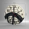 Wanduhr - Rund - Glasuhr - Rad Boot Schiff Reise - 40x40cm Produktbild-Vorschau 3