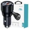 Choetech 63W Dual USB-C 45w+ USB-A 18w fast car charger Náhled obrázku produktu 1