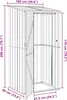 vidaXL Gartenhütten Anthrazit 103 x 86 x 200 cm Metall Produktbild-Vorschau 7