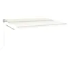 markýza vidaXL Automatic Retractable 500x300 cm Cream Náhled obrázku produktu 4