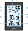 BALDR Wetterstation mit Display BD-911 schwarz Produktbild-Vorschau 11