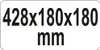 Box na nářadí, kufr na nářadí kovový 428x180x180mm Náhled obrázku produktu 11