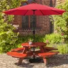 Yaheetech Sonnenschirm Φ 300 cm Kippbar Gartenschirm mit Produktbild-Vorschau 2
