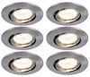 Paulmann 99377, Wohnzimmer, Edelstahl, Transparent, GX5.3, Produktbild-Vorschau 2
