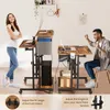 Iropro 80x60cm Stehpult Höhenverstellbar mit Steckdosen und Produktbild-Vorschau 6