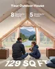 Nafukovacie stany na kempovanie 4x3x2 m, 5-8 osôb, 300D Náhľad obrázku produktu 3