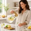 Caraffa da 2,2 l con motivo a rombi in vetro borosilicato, Anteprima dell’immagine prodotto 6