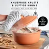 Römertopf Brot-Back-Topf Ø 23 cm Brotbackform Naturton mit Produktbild-Vorschau 5
