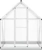 vidaXL Skleník so základovým rámom strieborný 169x114x202 Náhľad obrázku produktu 3