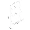 Półka ścienna "Tingvoll" 176x85x32 cm Bambus Podgląd zdjęcia produktu 4