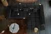 KAWOLA Sofa NEVADA Ecksofa Velvet schwarz Recamiere rechts Produktbild-Vorschau 6