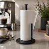 WELLHAUS Küchenrollenhalter Stahl Schwarz mit Abreißhilfe Produktbild-Vorschau 6