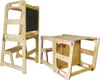 Lernturm klappbar für kinder 3in1 | Montessori-Küchenturm | Produktbild-Vorschau 3
