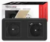 Techstar® PCU2 zásuvka, dvojitá, 2 x USB, 2.1 A, čierna Náhľad obrázku produktu 3