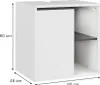 Szafka pod umywalkę Vicco Viola Biały/szary 60 x 60 cm z Podgląd zdjęcia produktu 2