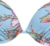 LASCANA Push-Up-Bikini-Top Malia hellblau-bedruckt Größe 34 Produktbild-Vorschau 4