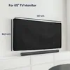 kwmobile 65" TV Abdeckung Indoor - Fernseher Hülle Produktbild-Vorschau 3