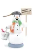 Drechslerei Kuhnert - Räucherfigur Schneemann mit Glatteis Produktbild-Vorschau 2
