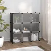 The Living Store Regalsystem mit 9 Würfeln und Türen Produktbild-Vorschau 1