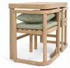 home24 Balkonset - 3-teilig - Akazie Massiv / Webstoff - Produktbild-Vorschau 5