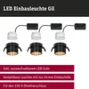 Paulmann Luce da incasso LED Gil set base Anteprima dell’immagine prodotto 6