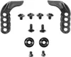 A collection of black hardware components, including two curved brackets and several screws and washers, laid out on a white background. Náhľad obrázku produktu