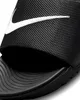 A close-up view of a black Nike slide sandal. Podgląd zdjęcia produktu