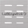 4 x Untersetzer Palette aus Holz Lieblingsdrink weiß Produktbild-Vorschau 2