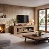 160 cm Konsolentisch aus Massivholz, rustikaler Produktbild-Vorschau 10