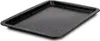 A baking tray with a speckled black and white granite coating. Voir les images du produit