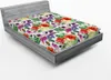 ABAKUHAUS Aquarell Spannbetttuch, Tropische Blumenmuster Produktbild-Vorschau 1
