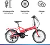 Zündapp Z101 20 Zoll Elektro Klapprad 150 - 180 cm E Produktbild-Vorschau 3