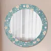 Ø60cm Spiegel - Glasrahmen mit Aufdruck - Wandspiegel Produktbild-Vorschau 1