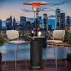 ABBEY | Gasheizstrahler | 2,2m | Schwarz | 12kW | + Tisch | Produktbild-Vorschau 1