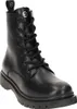 A black leather lace-up boot. Produktbild-Vorschau