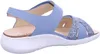 Finn Comfort Nadi Blau Damen Sandale Wechselfußbett Leder Produktbild-Vorschau 5