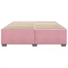 vidaXL Bedframe, roze, 200x200 cm, fluweel Productafbeelding-voorbeeld 3