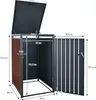 ML-Design Mülltonnenbox 1er für 1 Tonne 240L 68x80x116,3 Produktbild-Vorschau 7