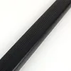 A close-up, diagonal view of a black, ribbed hose or tube against a white background. Produktbild-Vorschau