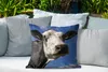 MuchoWow® Outdoor Kissen - Kuh - Weiß - Nase - Tiere - Produktbild-Vorschau 4