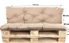 Palettenkissen set 120x60x60cm, Palettenkissen Beige, Produktbild-Vorschau 2